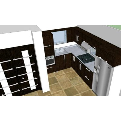 Cocina moderna 3d