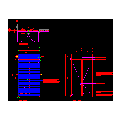 Puerta y ventana louver