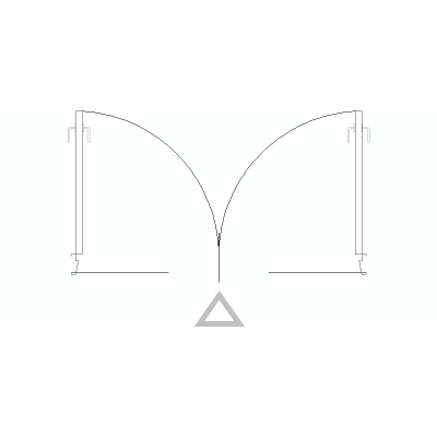 Puerta doble hoja, bloque dinámico