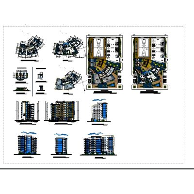 Proyecto de edificio de apartamentos