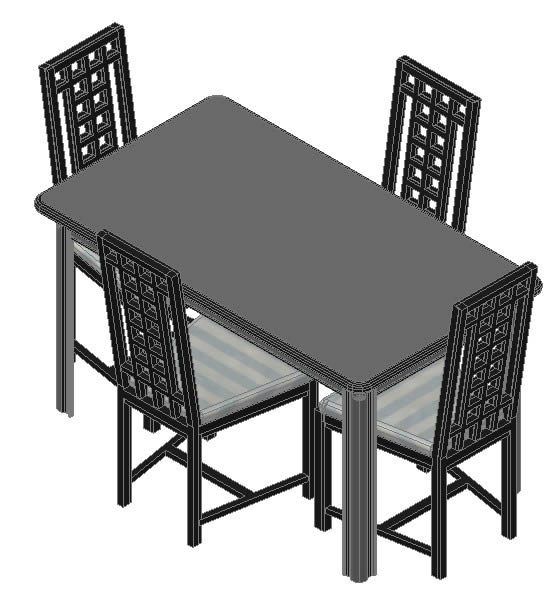 Mesa y sillas de comedor