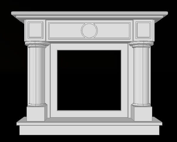 fireplace front