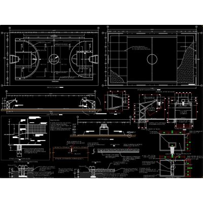 Basketball Court Plan