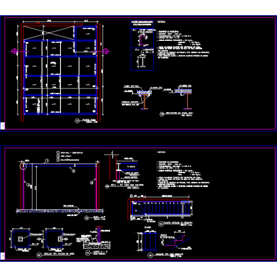 Estructura metalica mezzanine