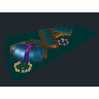 Centro juvenil 3d