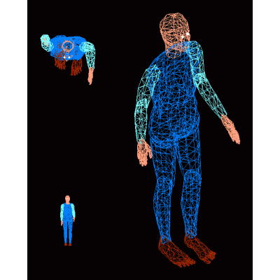 Hombre 3d