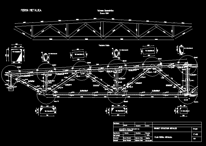 Sistema metalico de truss transversal