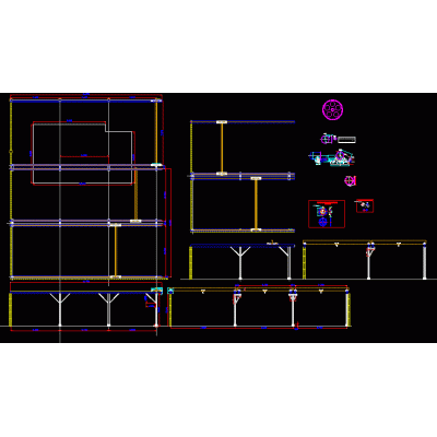 Grua puente- carril