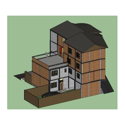 Residencia Multifamiliar con Escalera de Caracol