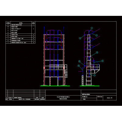 Line portico with switch