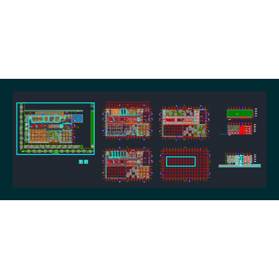 Plano Completo de Biblioteca Moderna