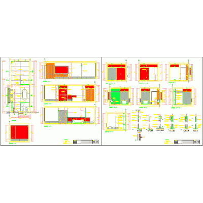 Planos Detallados de Banos Residenciales
