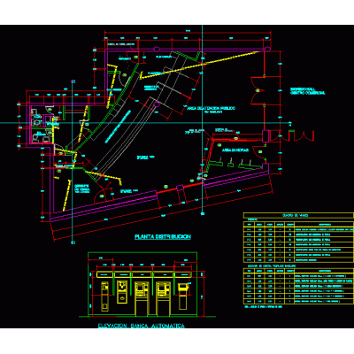 ATMs and administration area