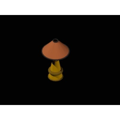 Velador Conico 3D