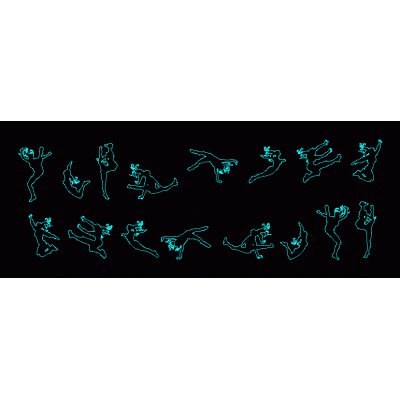 Silueta personas - gimnasia