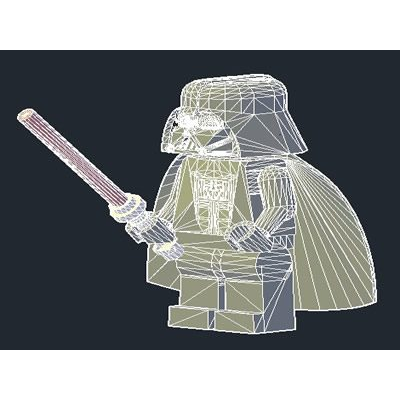 Lego Darth Vader 3d