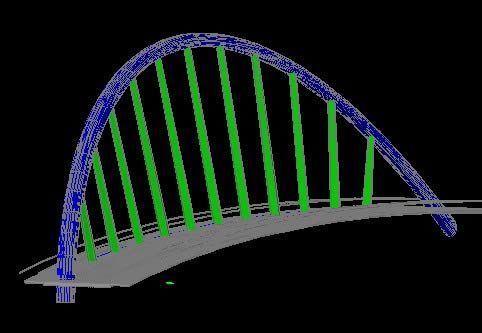 pont de calatrava modèle 3D