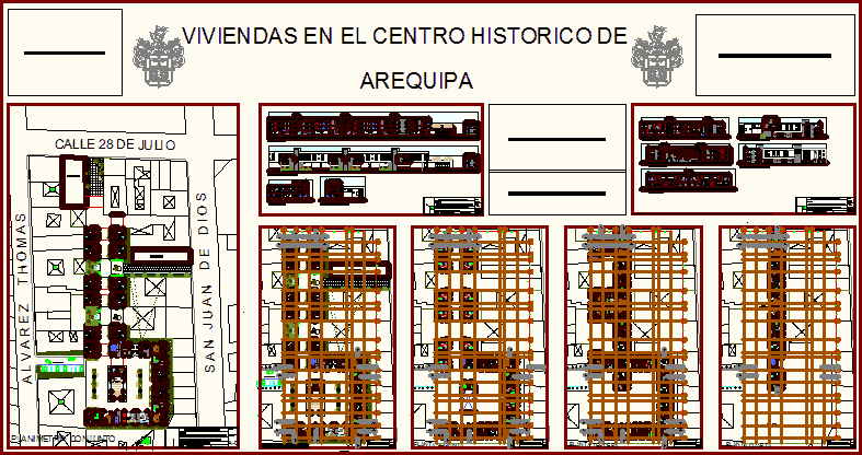 Complexe résidentiel dans le centre historique d'Arequipa