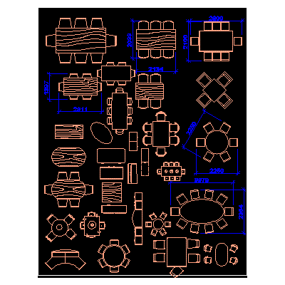 Dise&ntilde;os de Mesas con Medidas