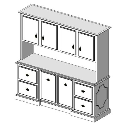 Mueble alto y largo