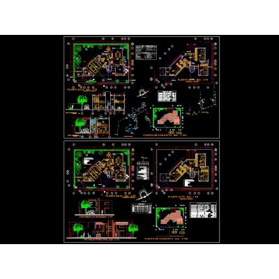 Planos Completo de Vivienda Multifamiliar