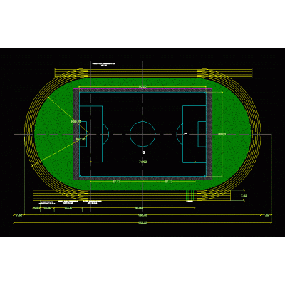 Athletics and soccer field