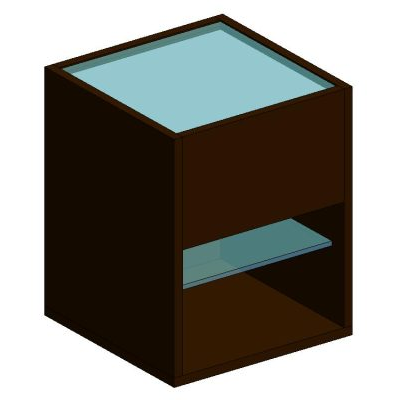 Mesita Moderna en 3D