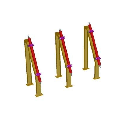 High tension cable support