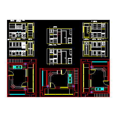 Cocina-planta-alzados