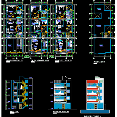 Vivienda multifamiliar(departamentos y cuartos simples)