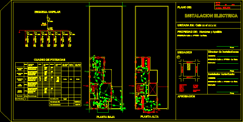Municipal electrical plan example 2