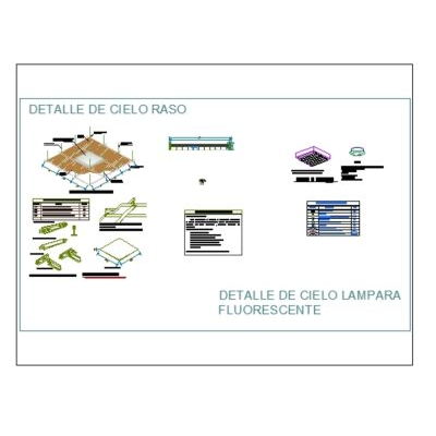 Detalle de falso cielo raso 060x060