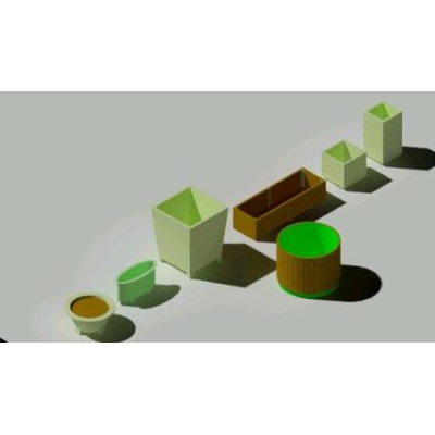 Maceteros 3d