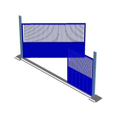Porton para granjas 3d