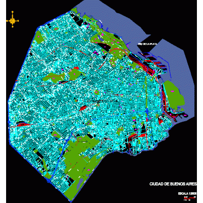 Plano de la ciudad de buenos aires