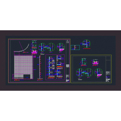 Detailed Plans of Curtain Walls