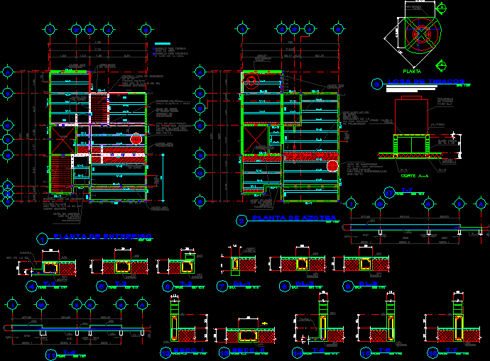 Structural plans of house room