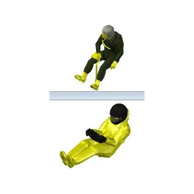 Pilotos de avion 3d