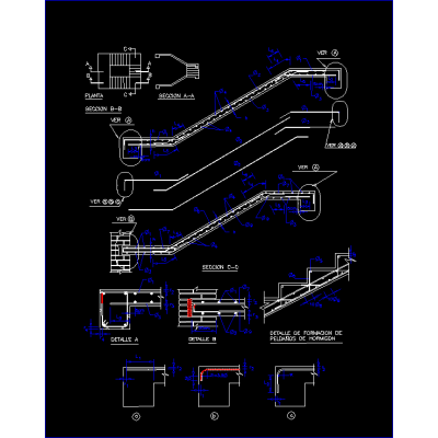 Estructura de escalera