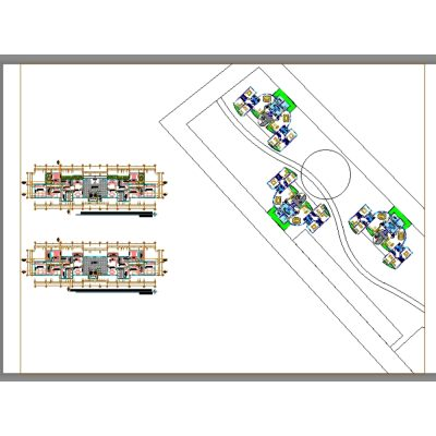 Plano Completo de Vivienda Multifamiliar