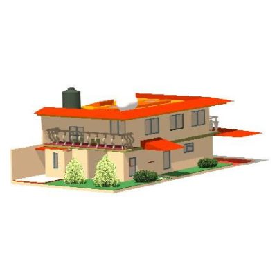 Modelo 3d casa