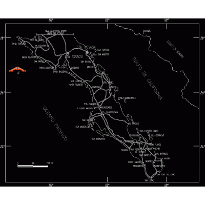 Estado de baja california sur; mexico