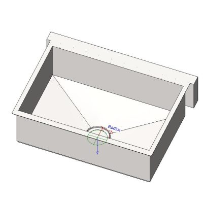 Fregadero Kohler Vault 3D