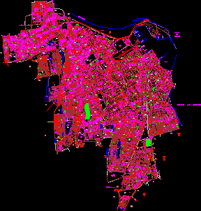 Stadtplan von Veracruz, Mexiko