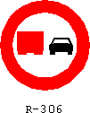 Traffic signs - r-306