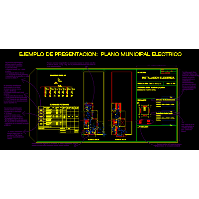 Plano municicpal electrico base