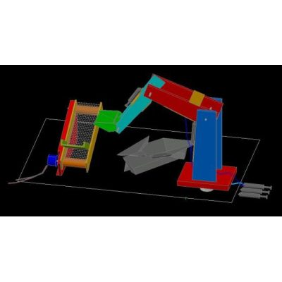 Brazo hidraulico 3d