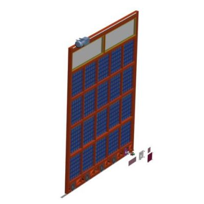 Porton corredizo 3d