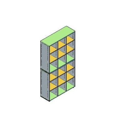 3D Modular Office Shelving