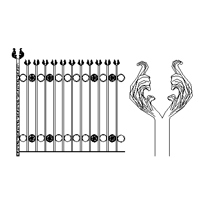 wrought iron gate